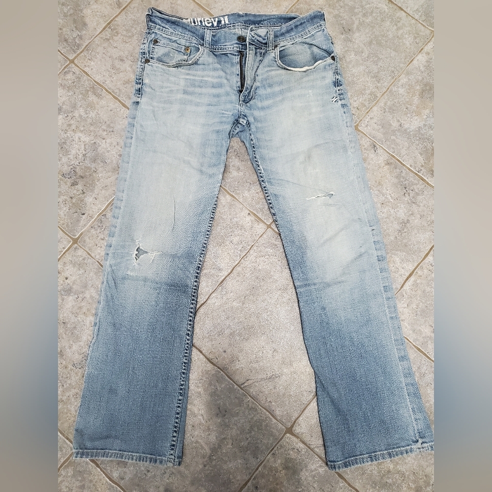 Hurley Men's Light Blue Jeans